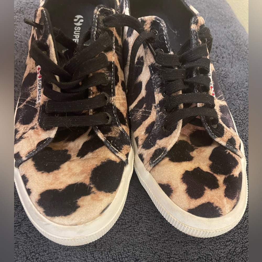 Leopard print sneakers